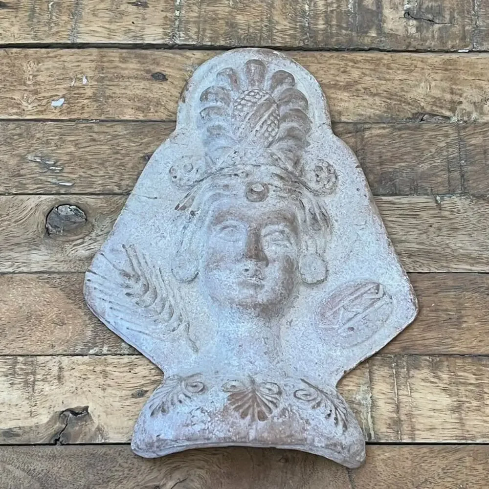 Antefix Architectural Element In Terracotta Ancient Greek 9.75